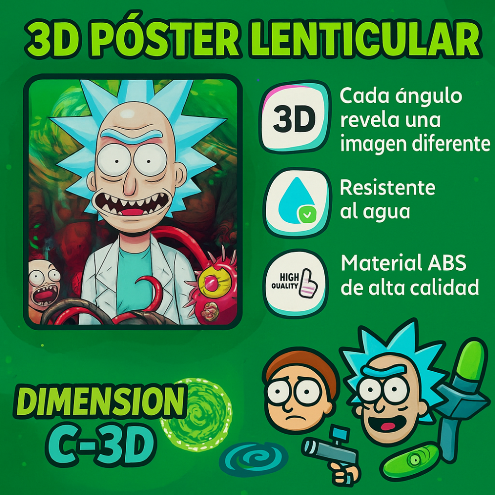 Póster Lenticular 3D
